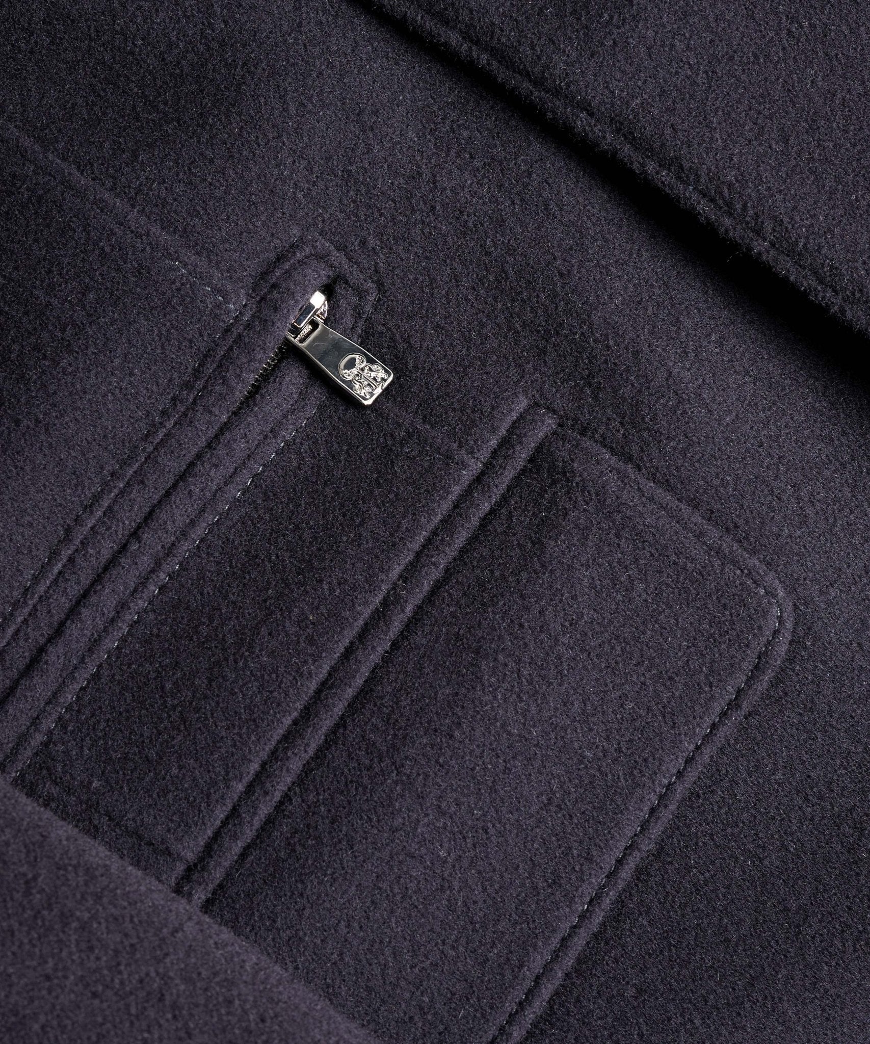 Overjas wol donkerblauw - Image 2