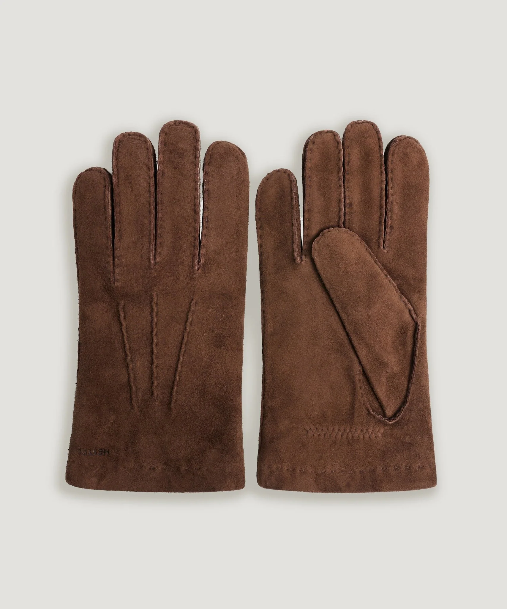 Arthur handschoenen lamssuède espresso