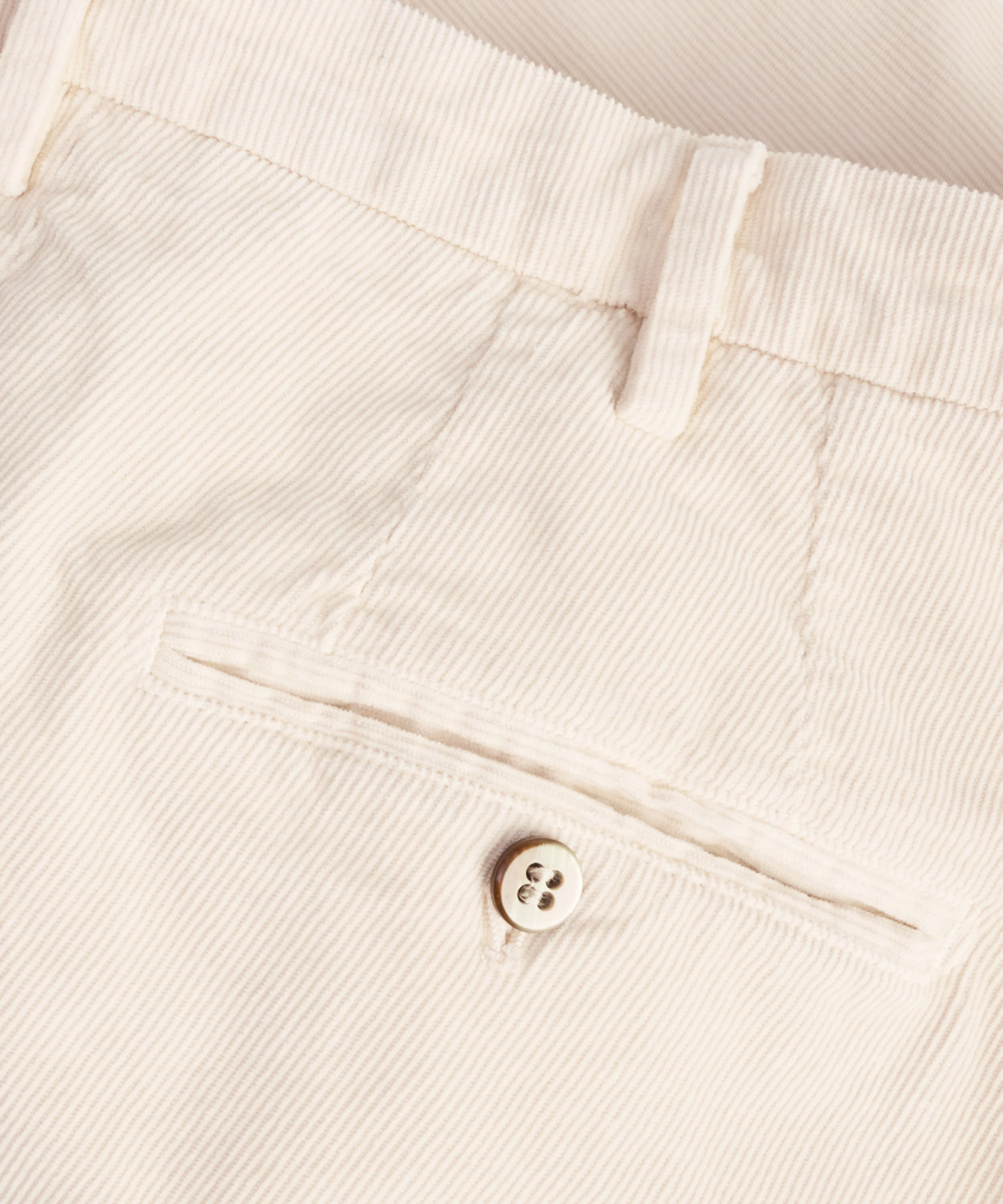New York style chino gewassen katoen corduroy stretch off-white - Image 6