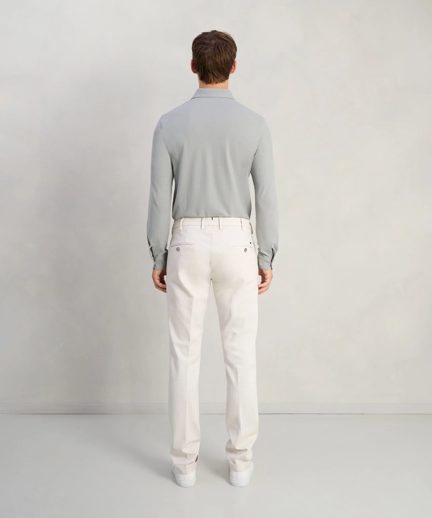 New York style chino katoen/modal stretch lichtgrijs - Image 5