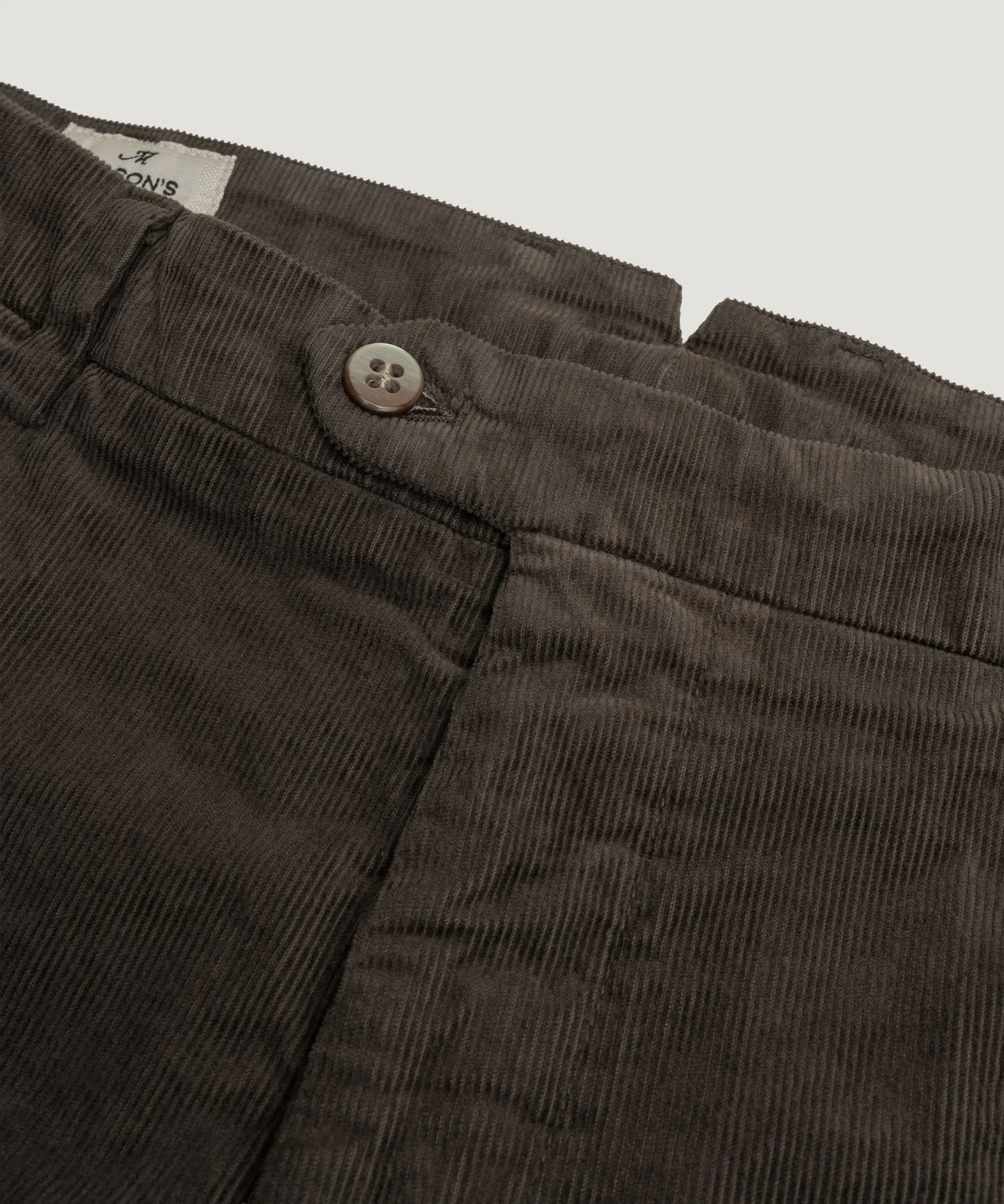 New York Style chino corduroy katoen stretch donkerbruin - Image 3