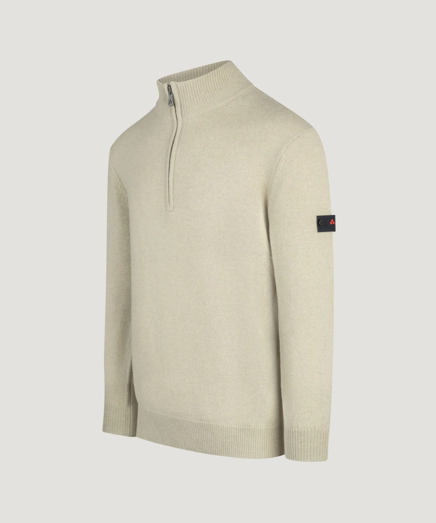 Trebe half-zip trui wol/yakwol lichtgroen - Image 2