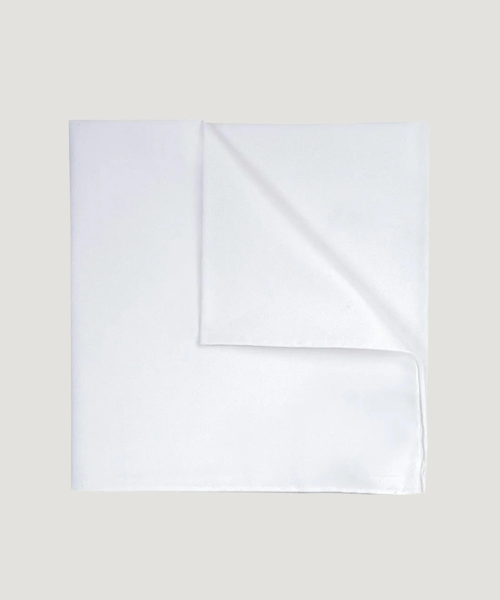 Pochet katoen royal twill wit