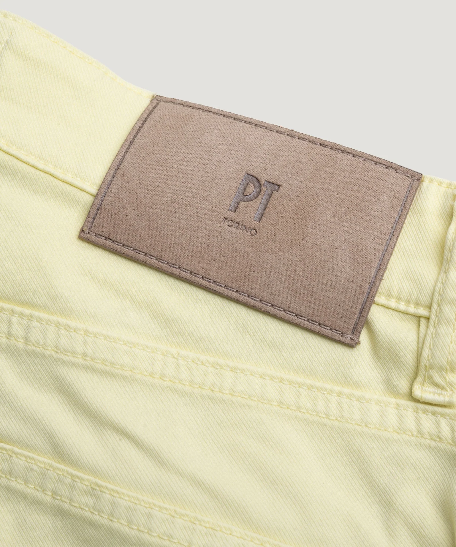 5-pocket Jazz Updated katoen/lyocell stretch lichtgeel - Image 6