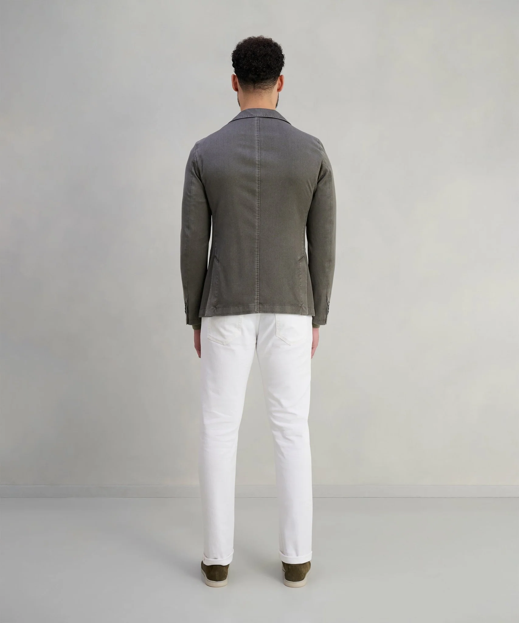 Colbert garment-dyed wol bruin - Image 5