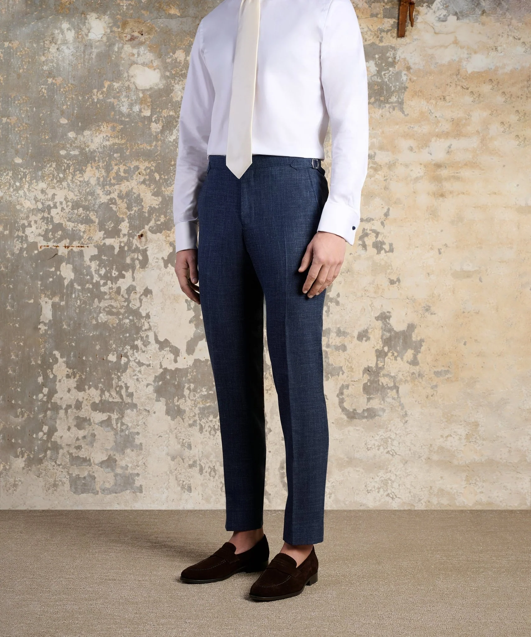 Driedelig pak wol/zijde/linnen donkerblauw (SUMMERTIME by Loro Piana) - Image 14
