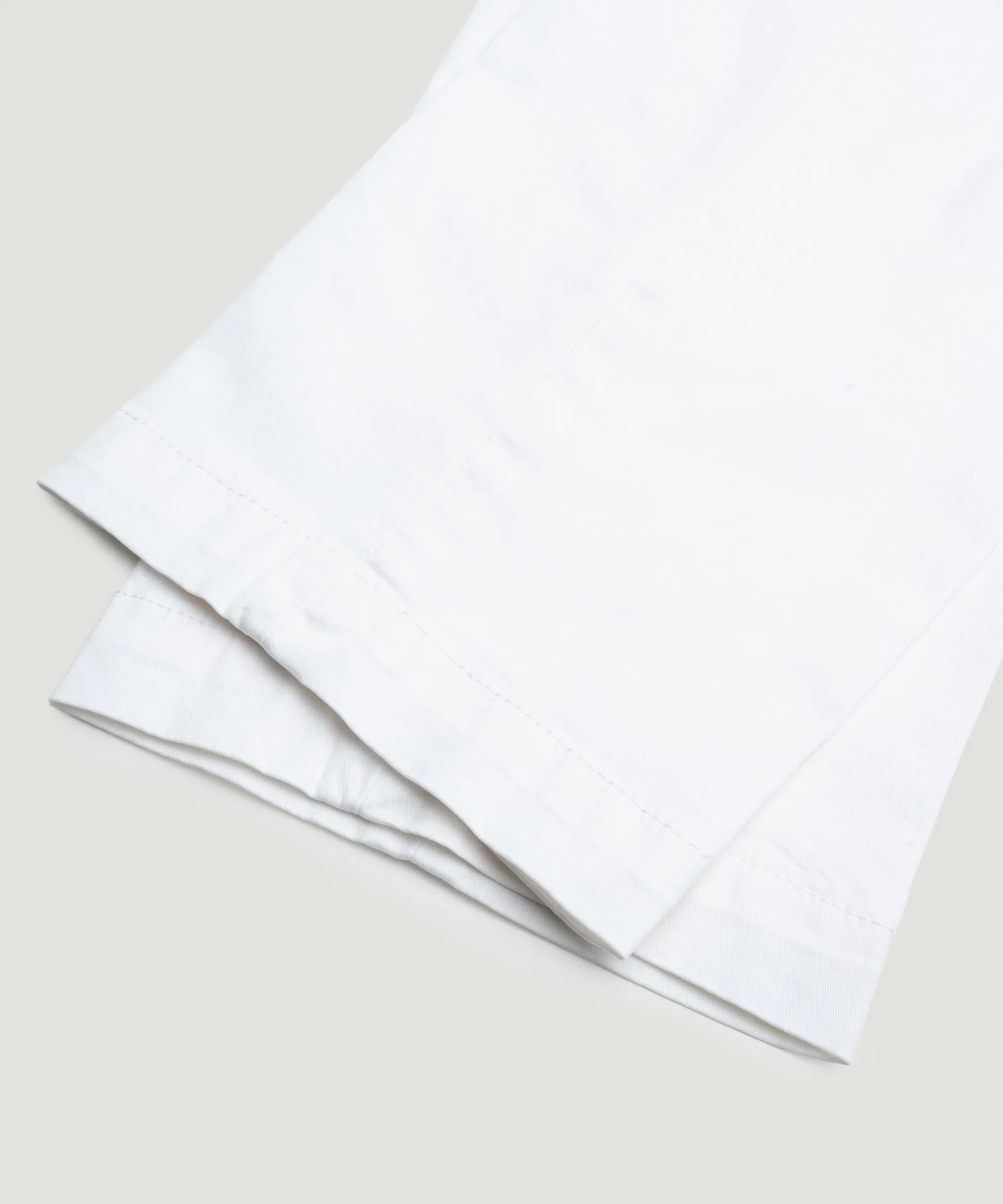 Chino slim 1 pleat katoen stretch wit - Image 5