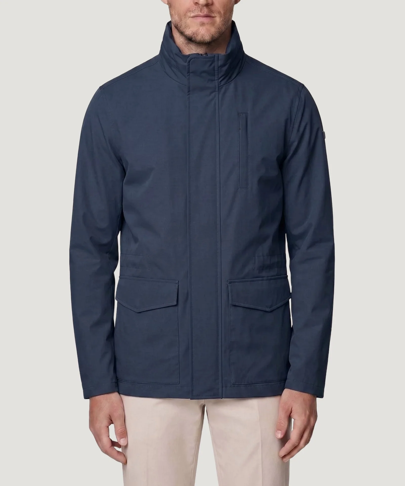 Field jacket donkerblauw - Image 2