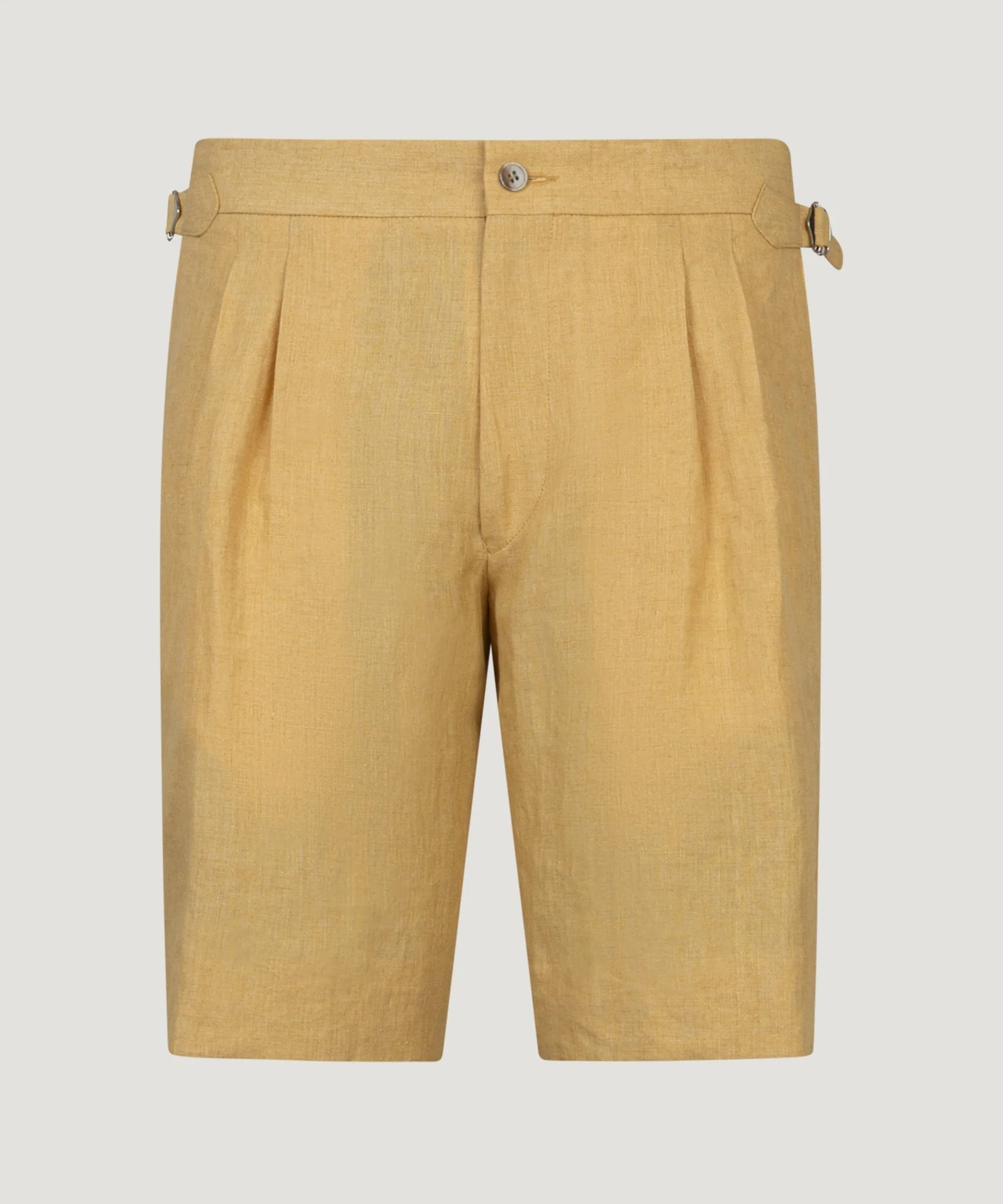 Pak met shorts linnen botergeel - Image 4