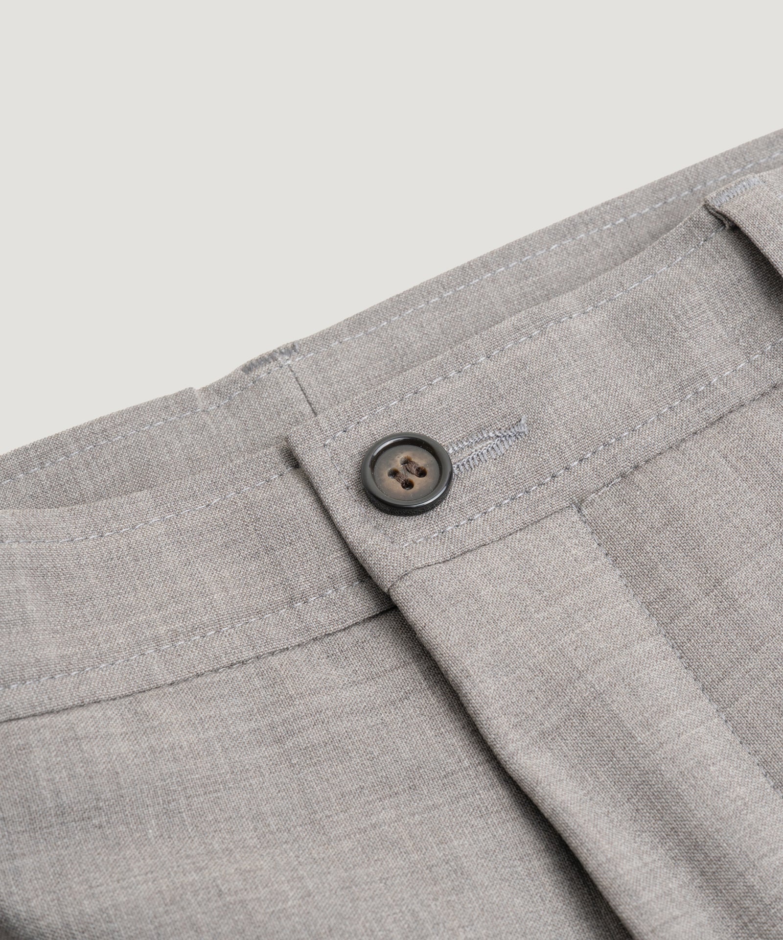 Pantalon Jebric® wol stretch lichtbruin - Image 3
