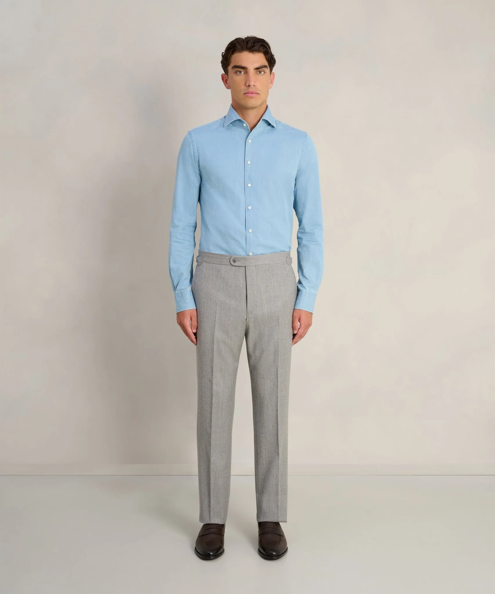 Pantalon wol/kasjmier grijs - Image 2
