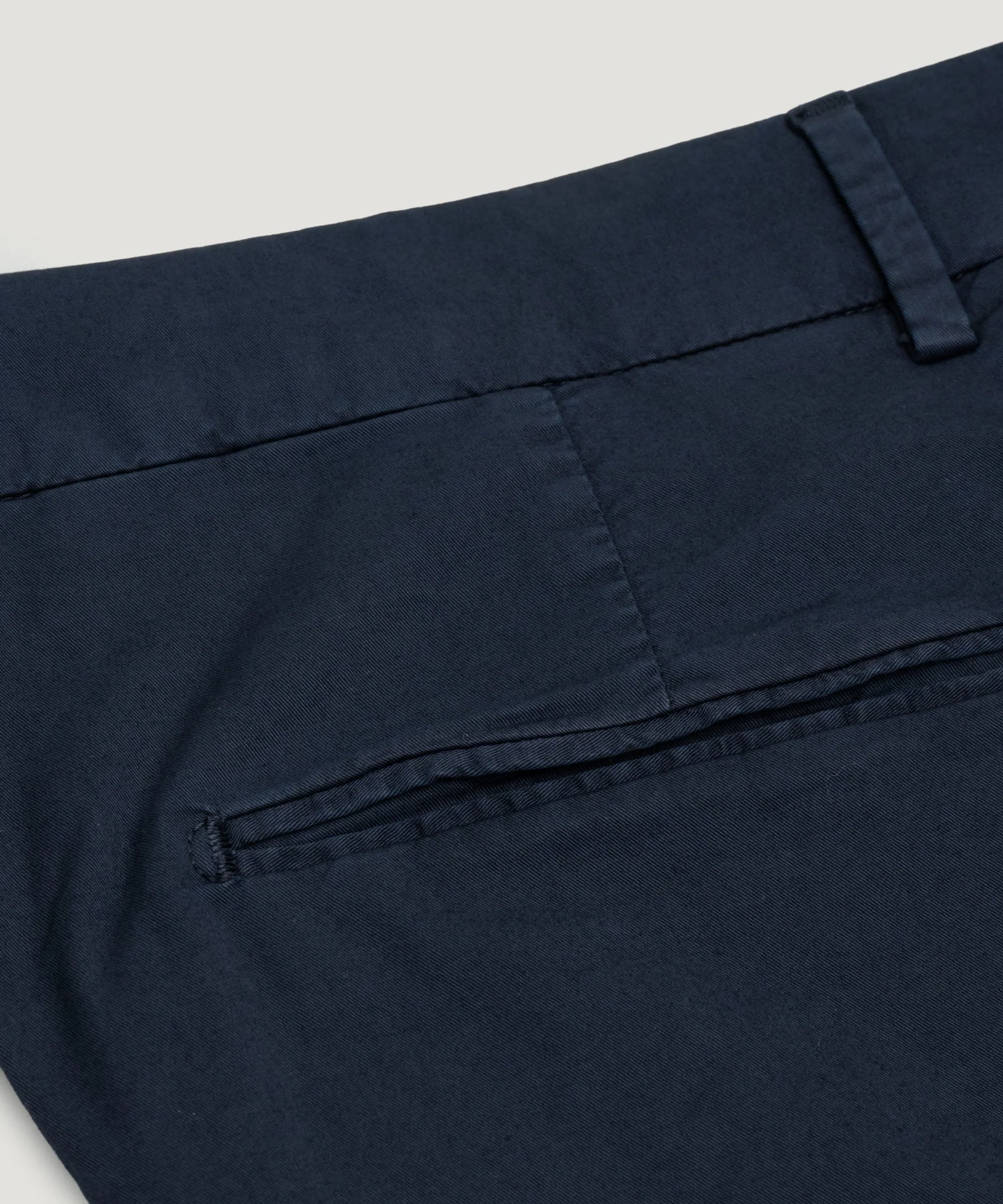 Slim shorts katoen stretch donkerblauw - Image 4