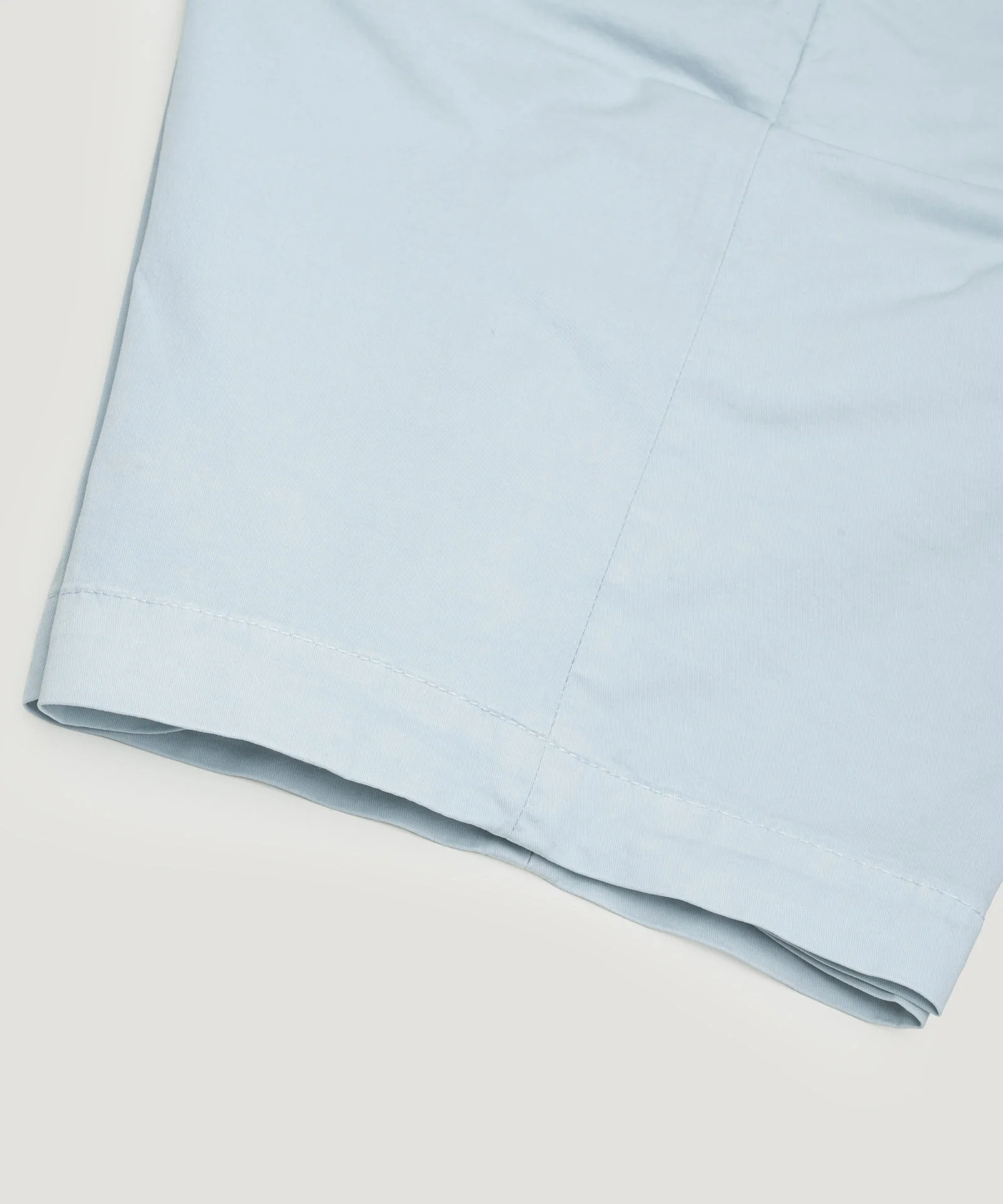 Slim shorts katoen stretch lichtblauw - Image 4