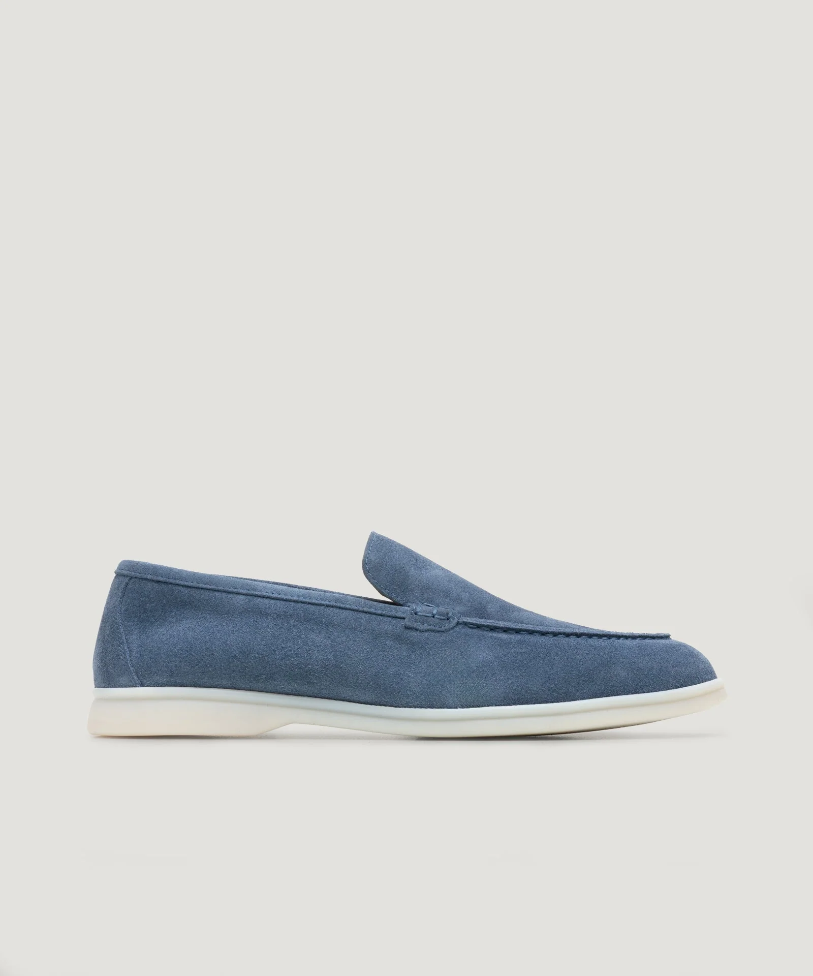 Summer Loafer suède denimblauw