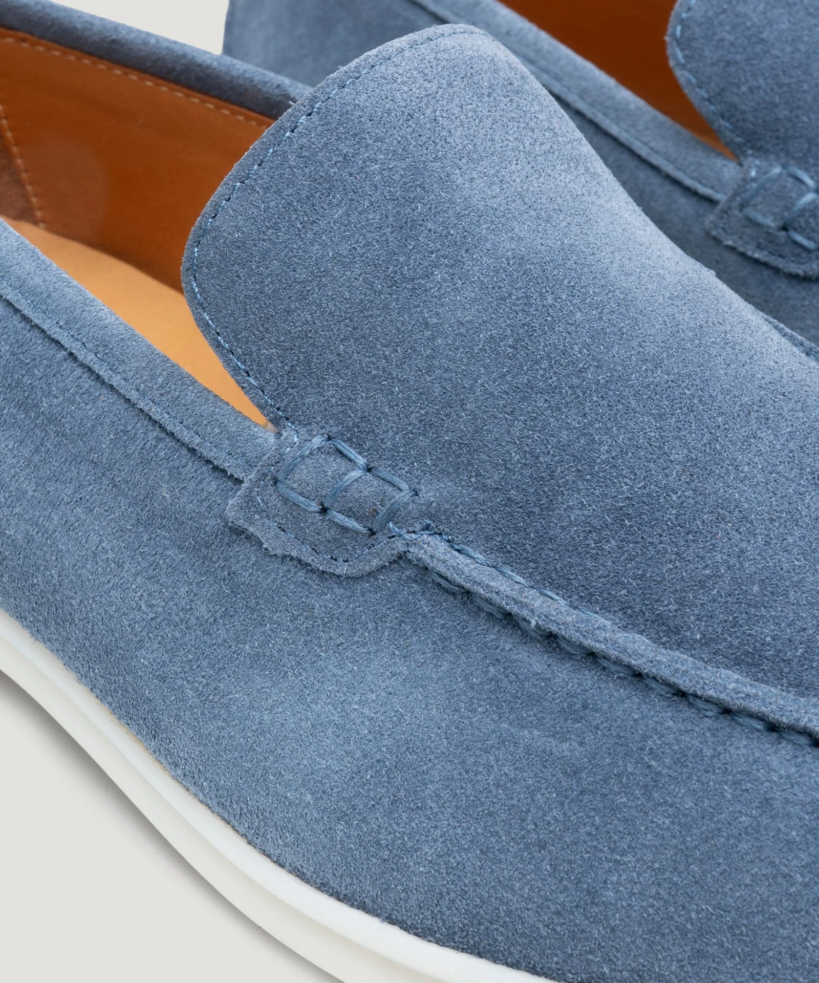 Summer Loafer suède denimblauw - Image 4