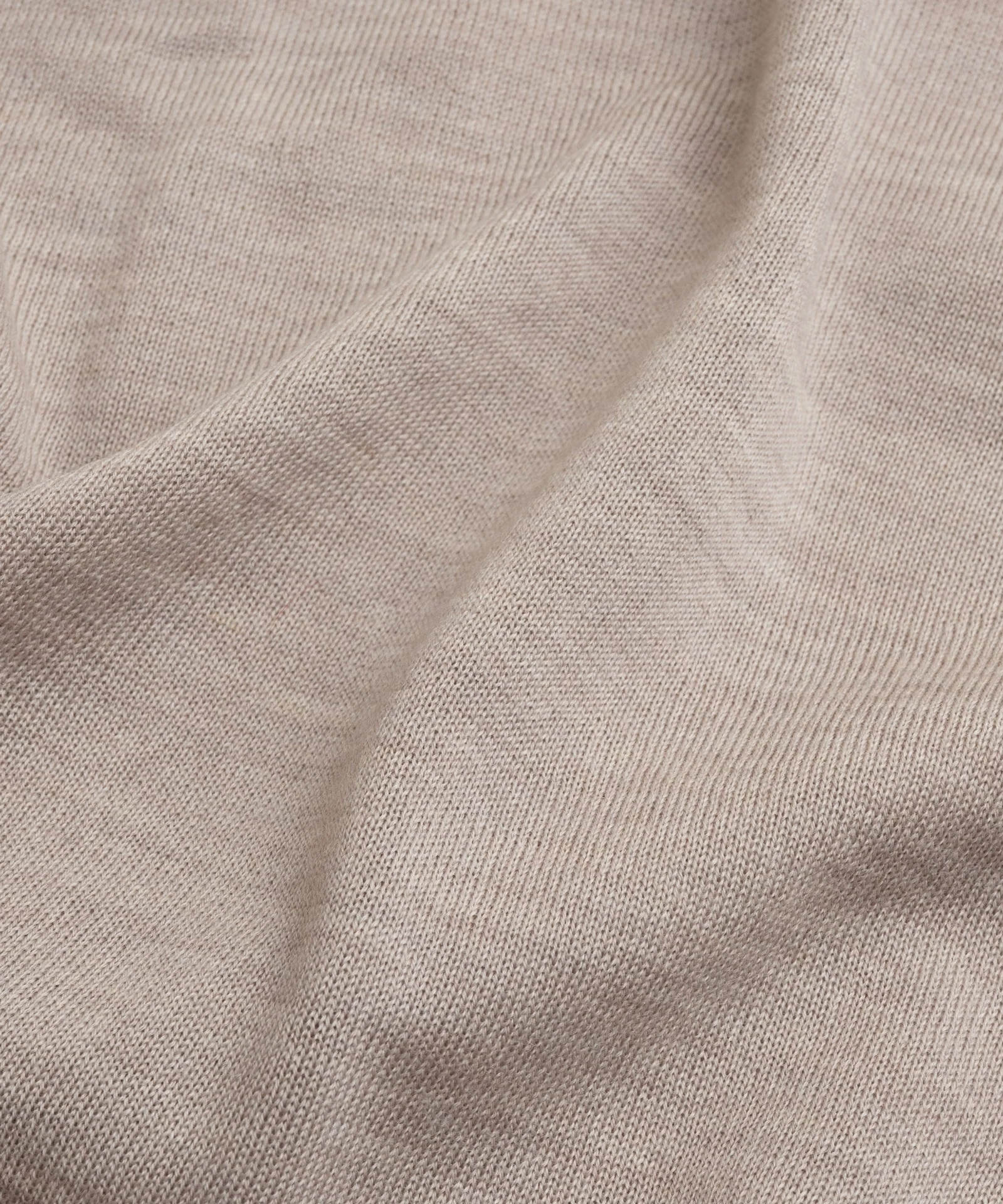 Trui crewneck extra fine merino taupe - Image 4