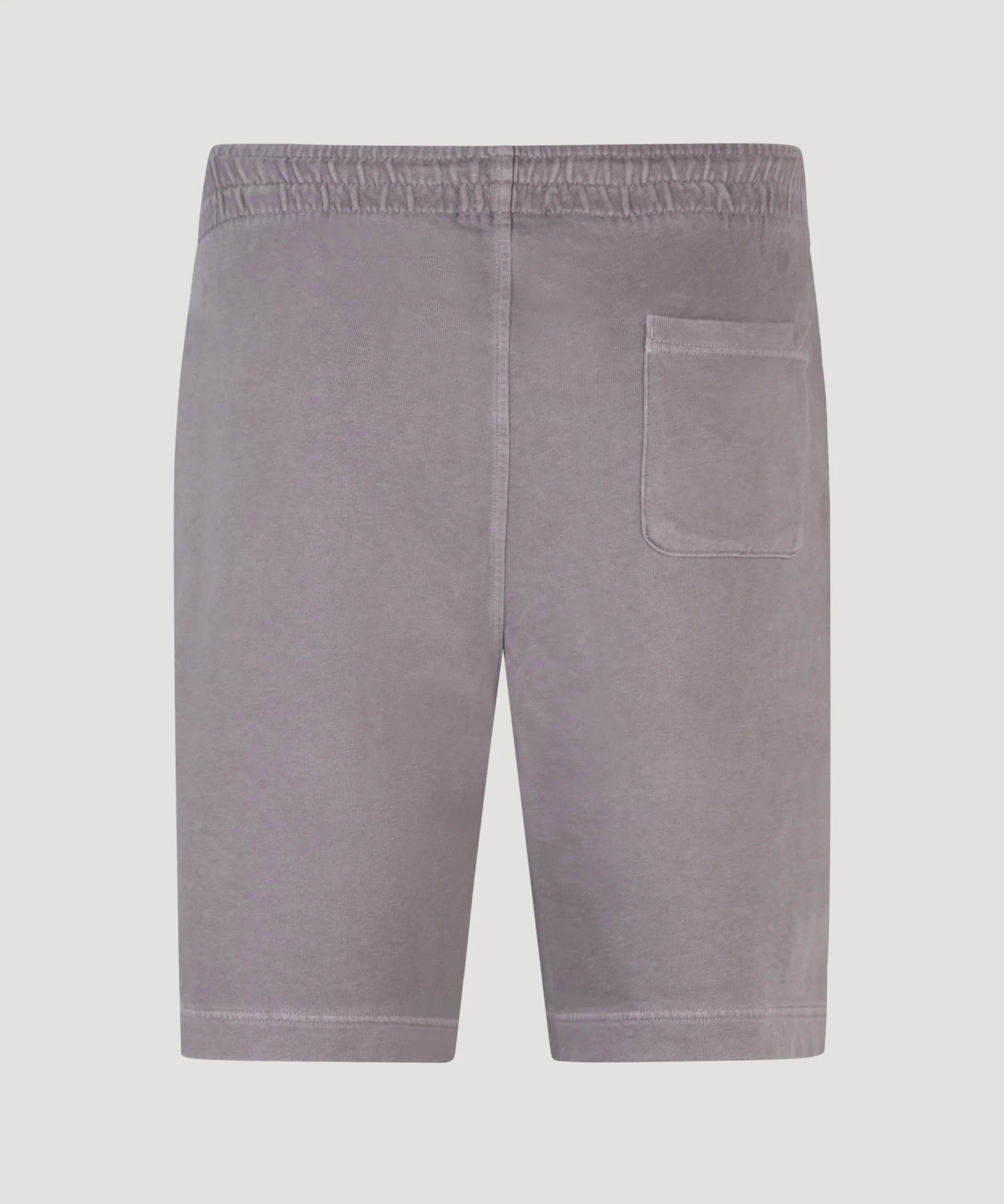 Jersey shorts garment-dyed katoen taupe - Image 3