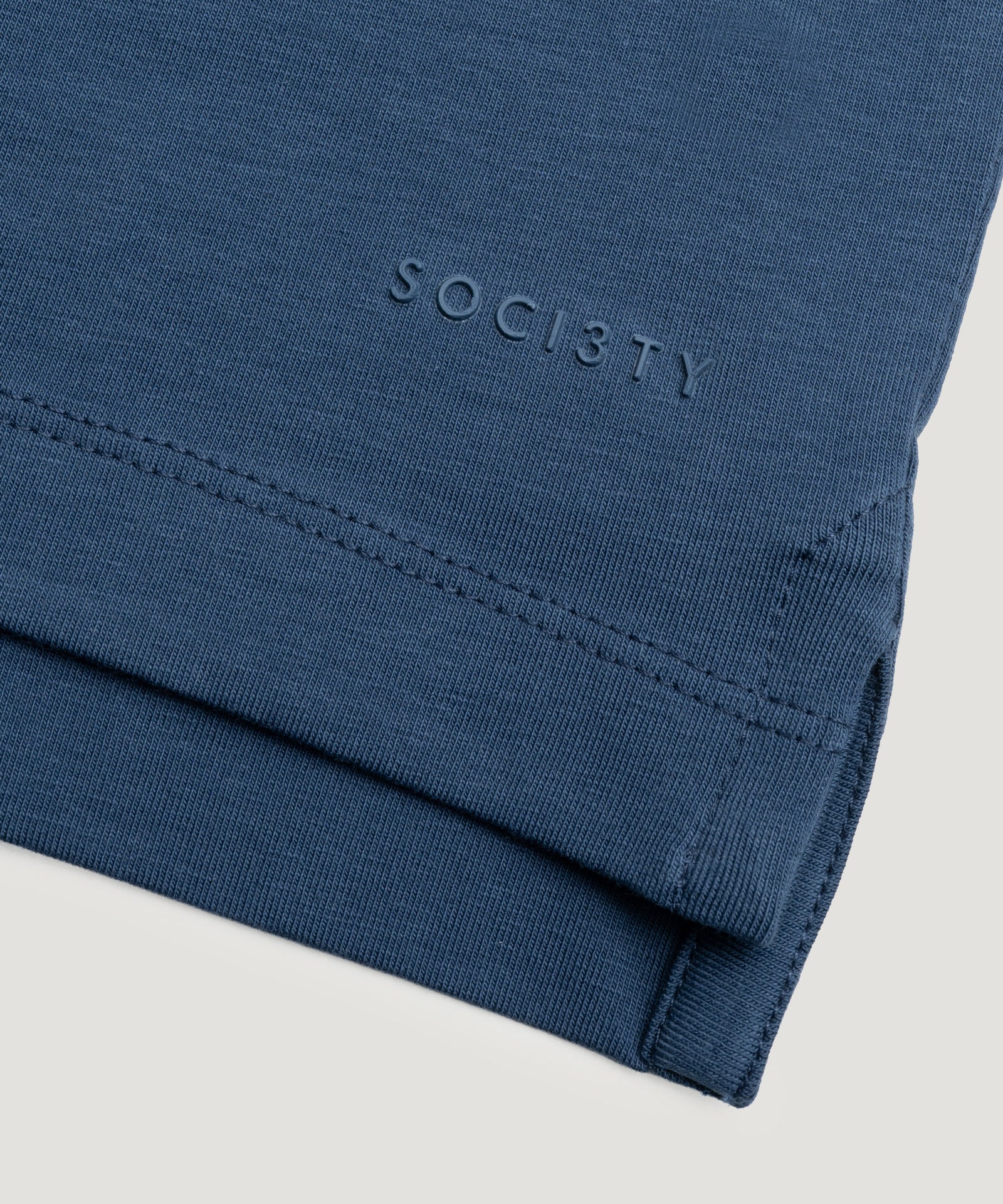 Polo jersey stretch dark denim - Image 3