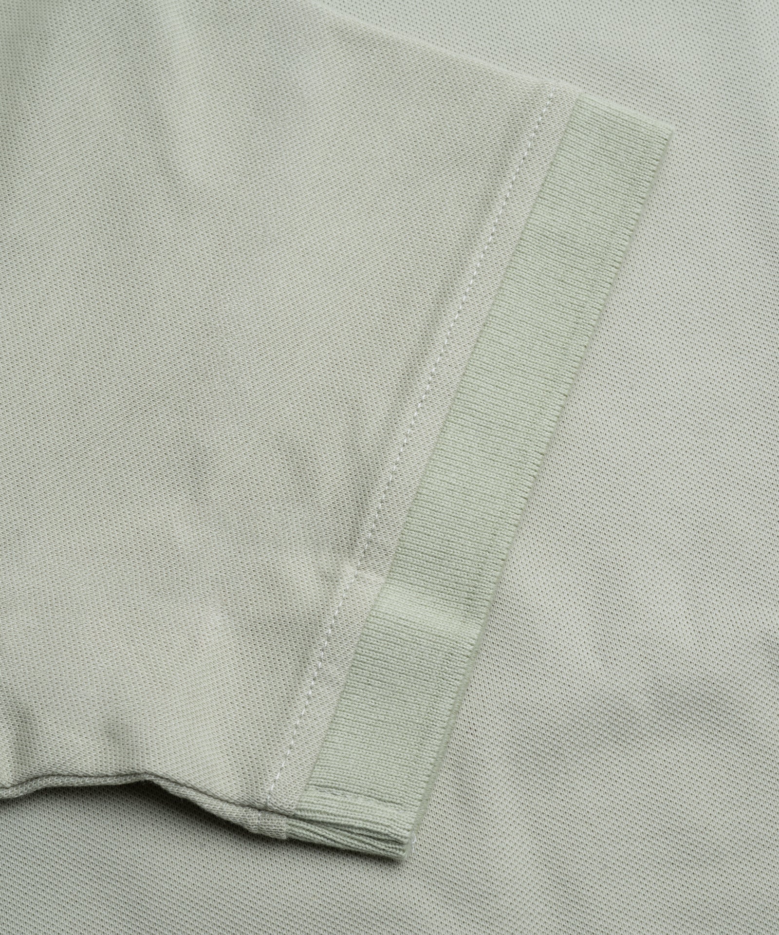 Polo piqué stretch saliegroen - Image 3
