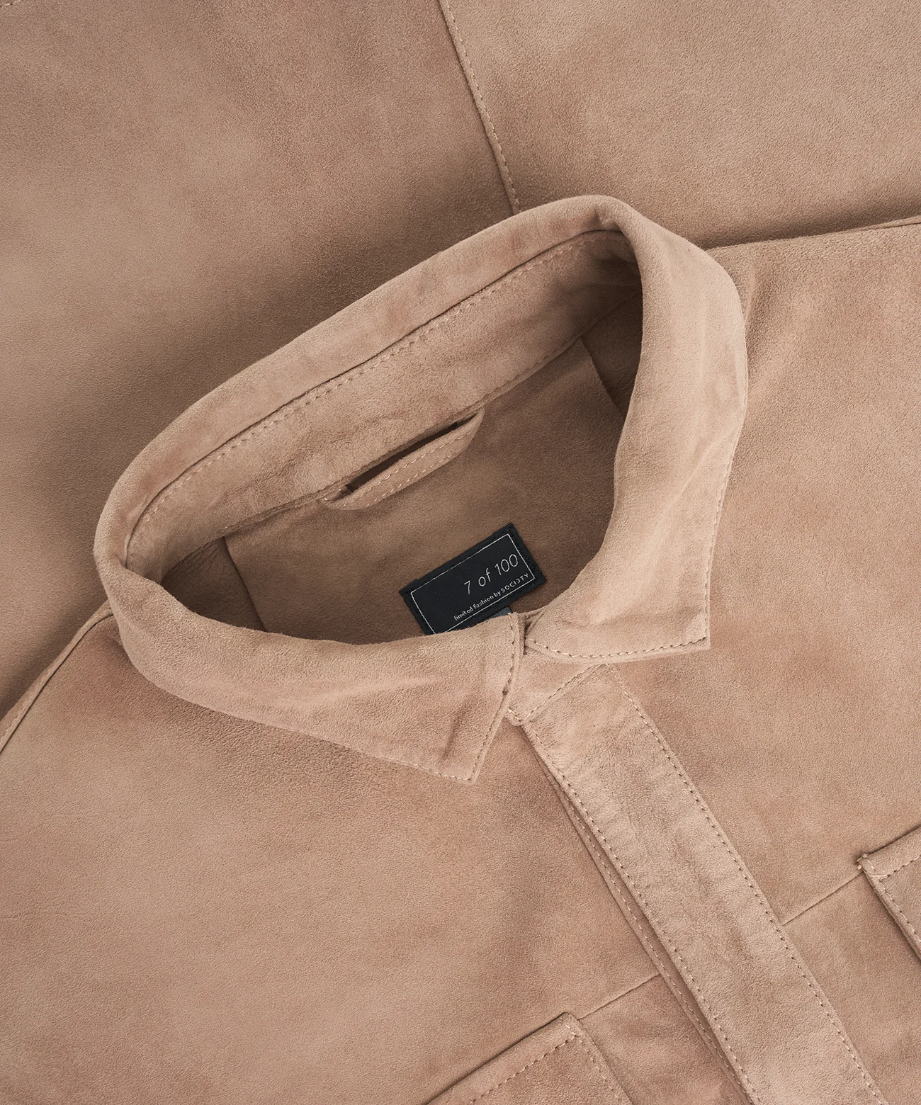 Overshirt suède beige - Image 6