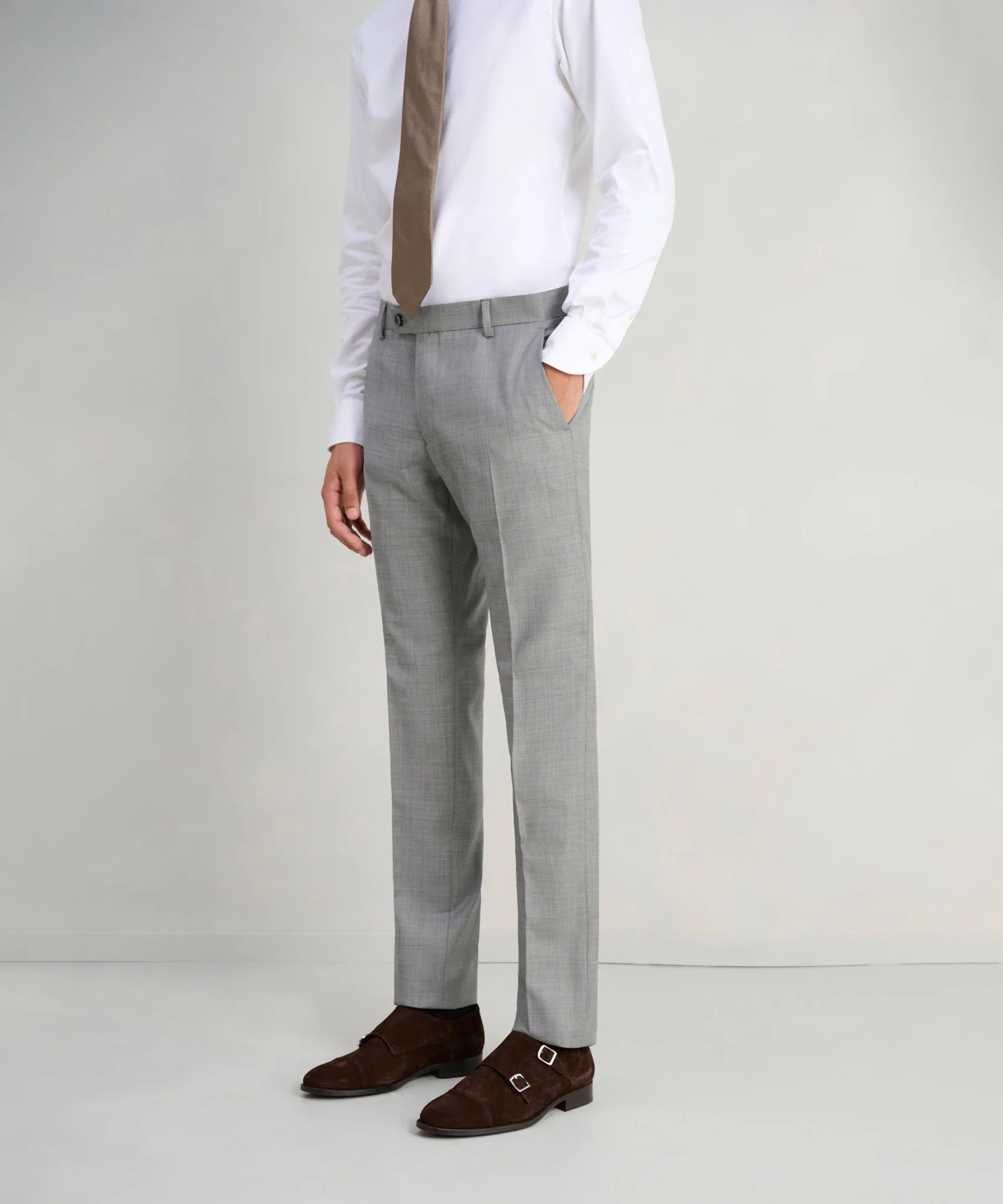 The Business Editions pak S110's sharkskin wol lichtgrijs - Image 8